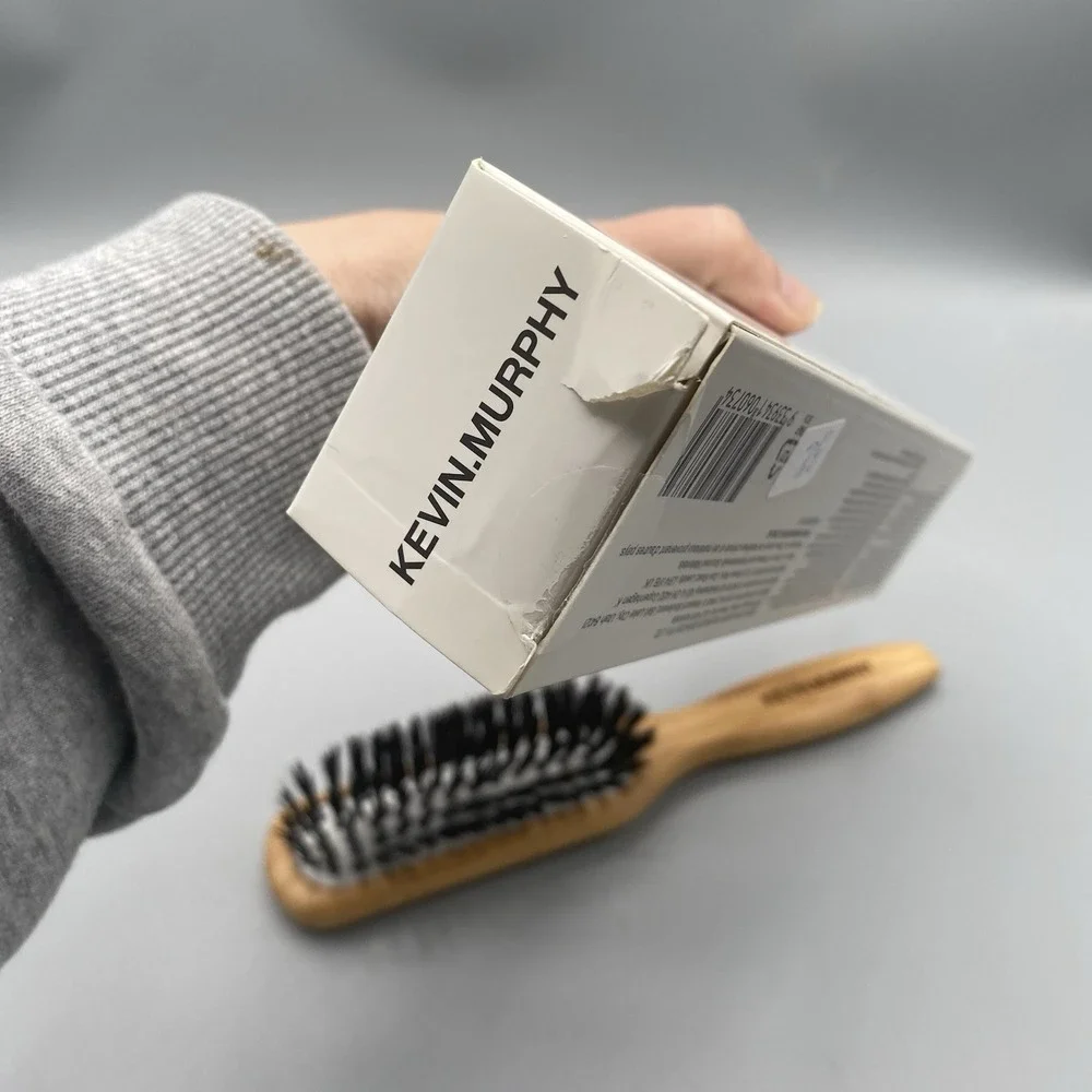 Kevin Murphy Styling Brush Boar and Nylon Bristles Bamboo Medium Lightweight NIB